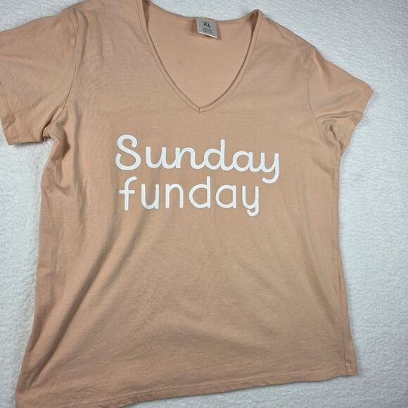 Peach 'Sunday Funday' T-Shirt - Picture 4 of 8